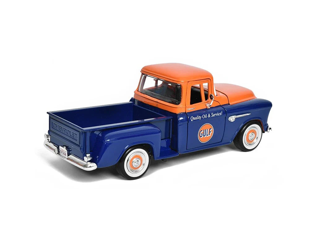 Motor Max  Gulf Chevrolet Chevy 5100 Stepside  Blue, Orange