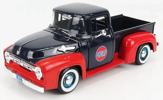 Motor Max  Gulf Ford  F-100 Pick up 1956 Black, Red