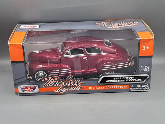 Motor Max   Chevrolet Aerosedan Fleetline 1948 Maroon