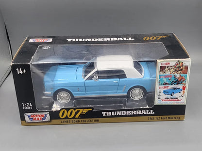 Motor Max   Ford Mustang Mach 1/2 1964 Blue, White