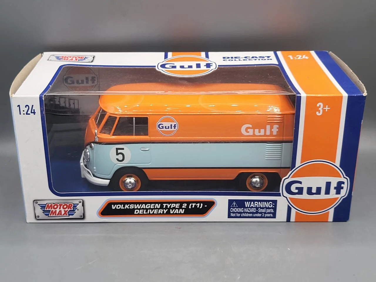 Motor Max   Ford  F-100 Pick up  Orange, Blue