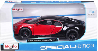 Maisto Special Edition  Bugatti Chiron Sport  Red, Black 