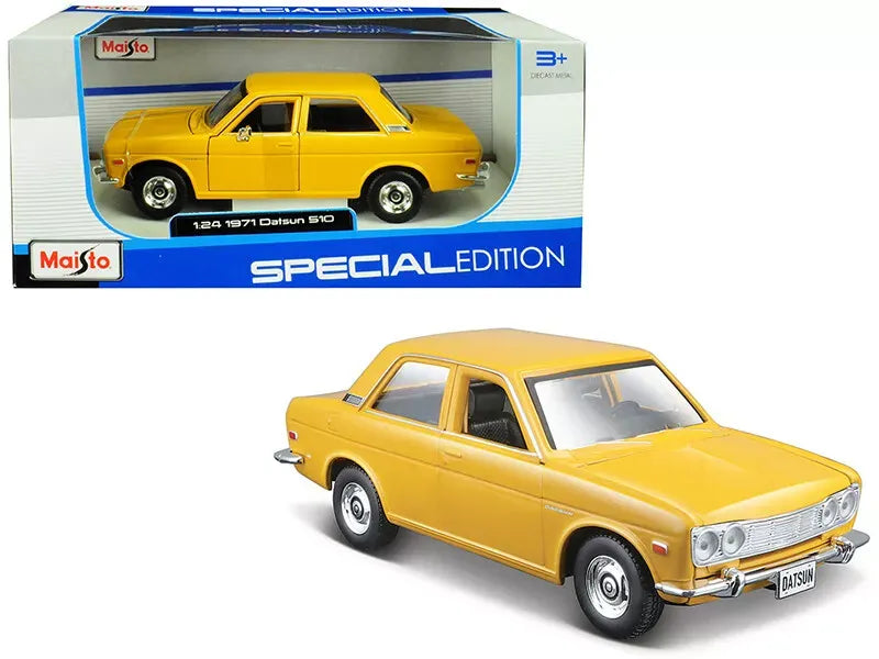 Maisto Special Edition  Datsun 510 1971 Yellow 