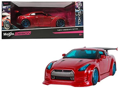 Maisto  Special Edition Nissan GT-R  Red Tokyo Mod