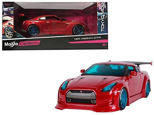 Maisto  Special Edition Nissan GT-R  Red Tokyo Mod