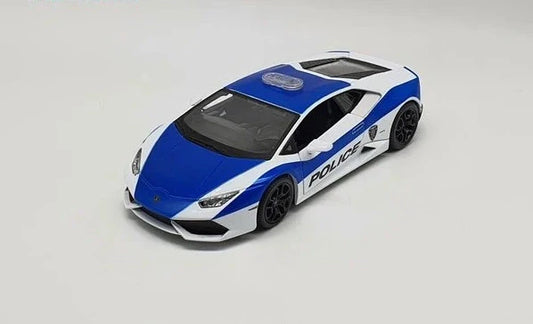 Maisto  Special Edition Lamborghini Huracan LP 610-4  White, Blue Police Edition