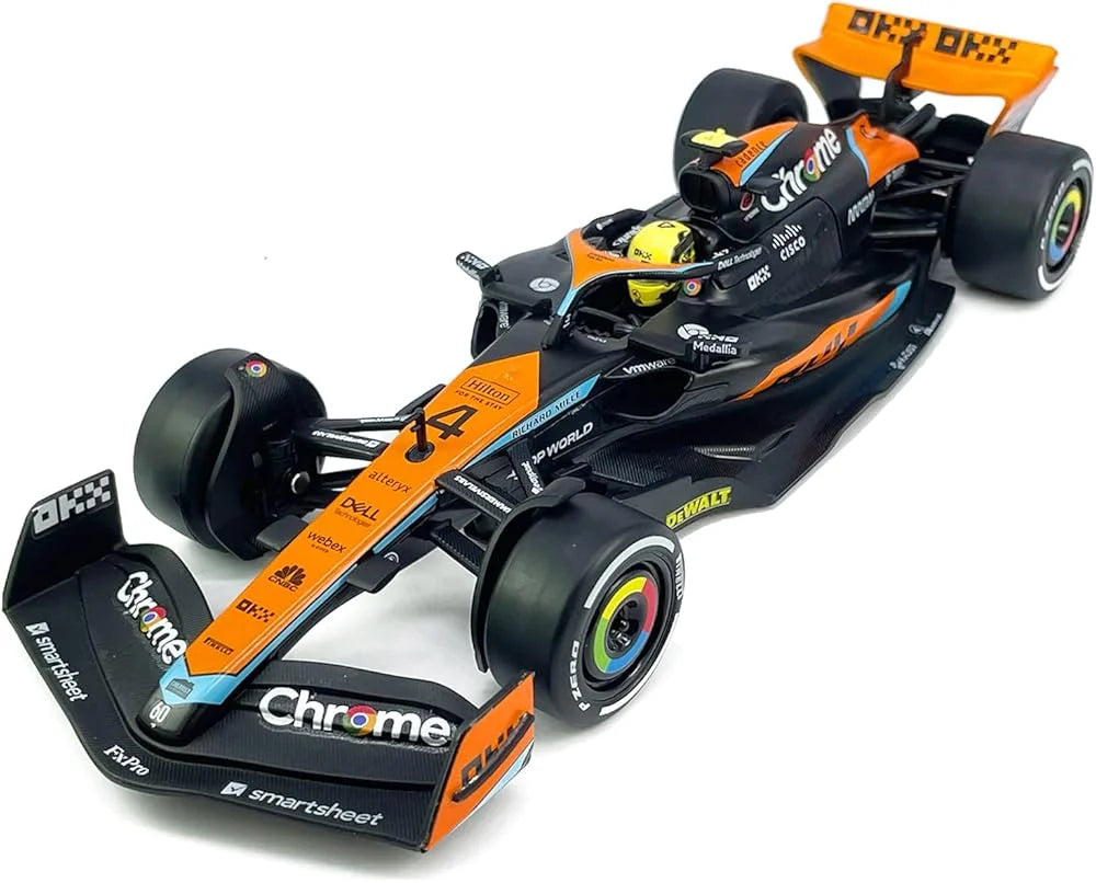 MSZ  Formula F1 Mclaren MCL60 2023 Black, Orange Australian Grandprix