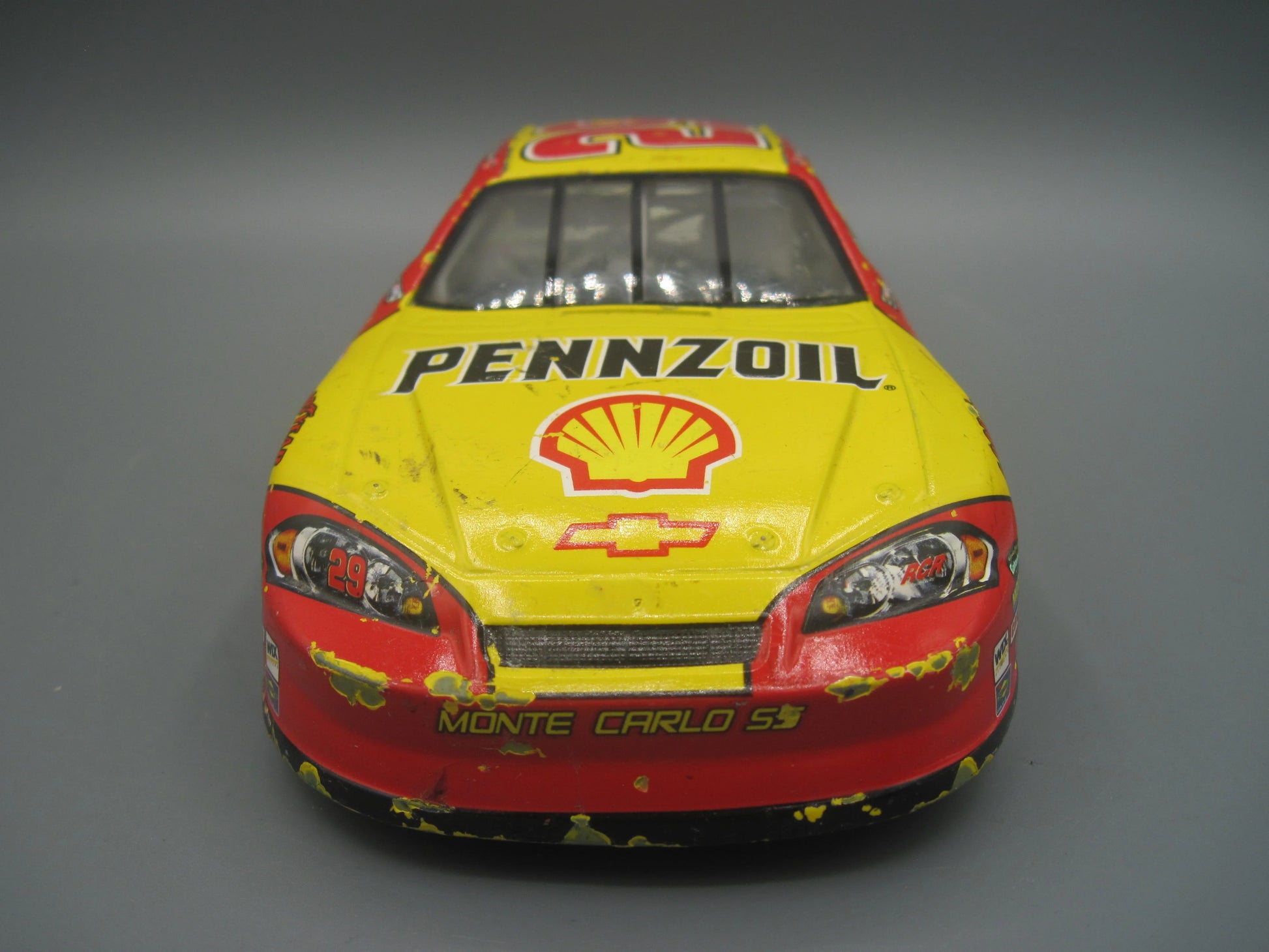 Action   Monte Carlo #29 Chevrolet Nascar Pennzoil Shell  Yellow & Red
