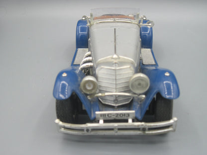 Bburago   Mercedes SSK  Blue & Silver