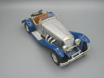 Bburago   Mercedes SSK  Blue & Silver