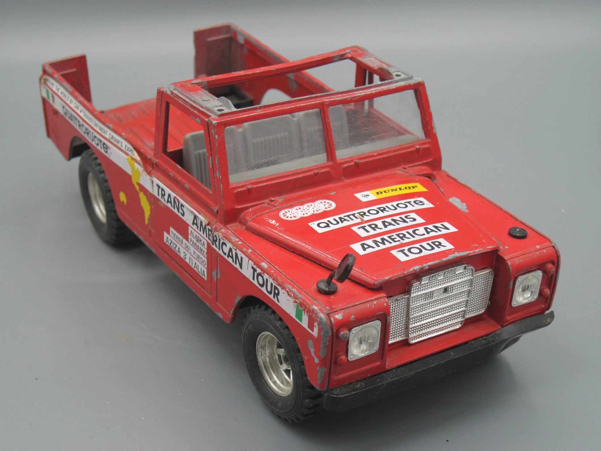 Bburago   Land Rover Quattroruote Trans American Tour  Red