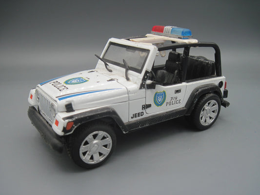 China    Police Jeep  White