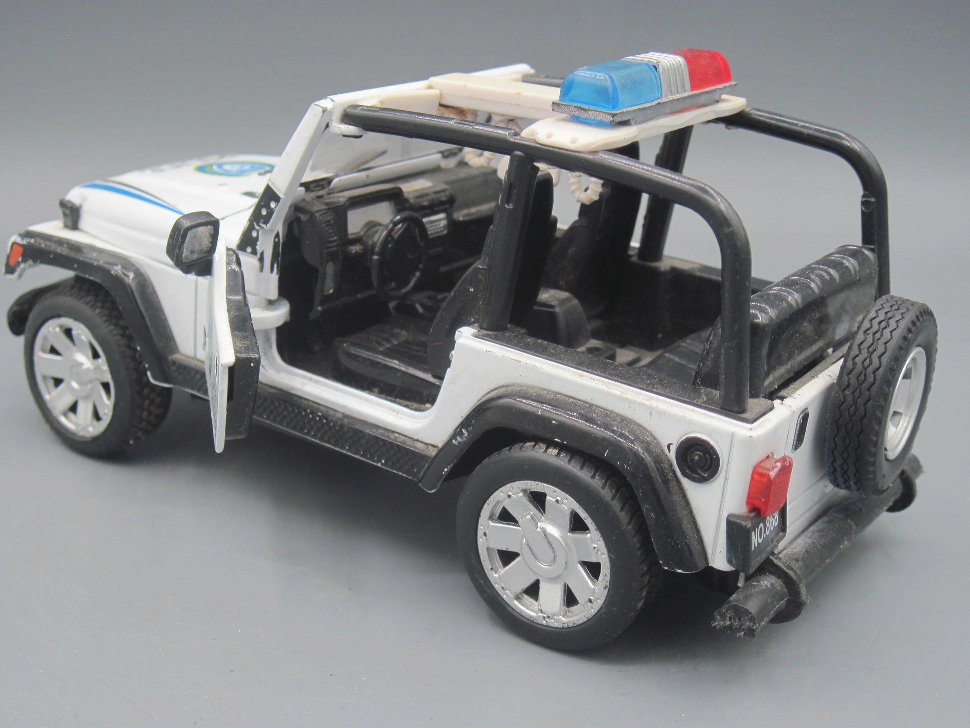 China    Police Jeep  White
