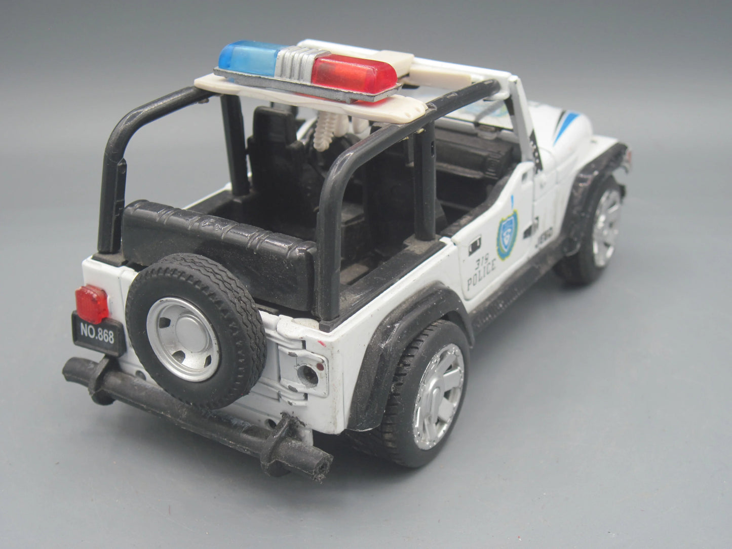 China    Police Jeep  White