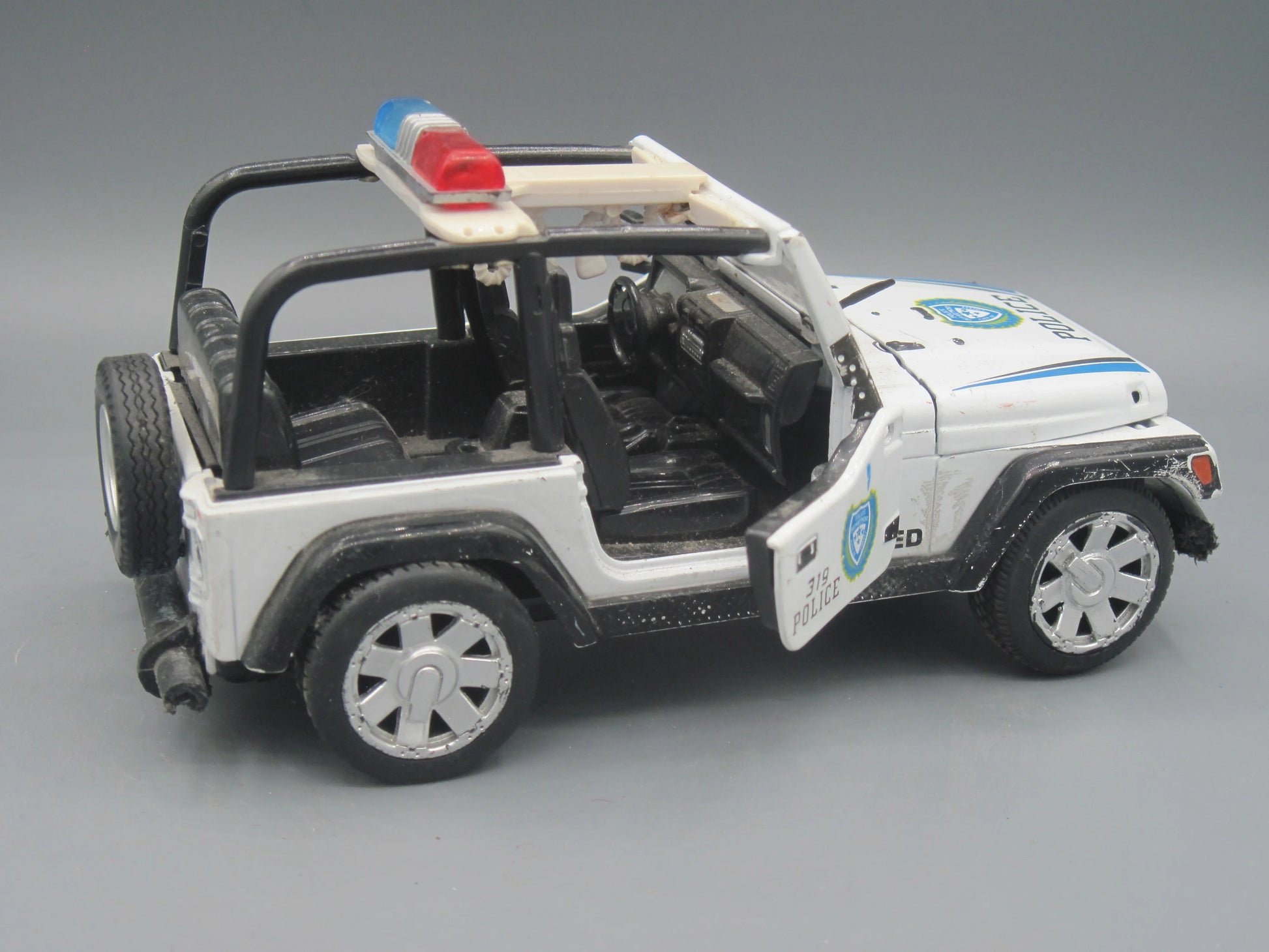 China    Police Jeep  White