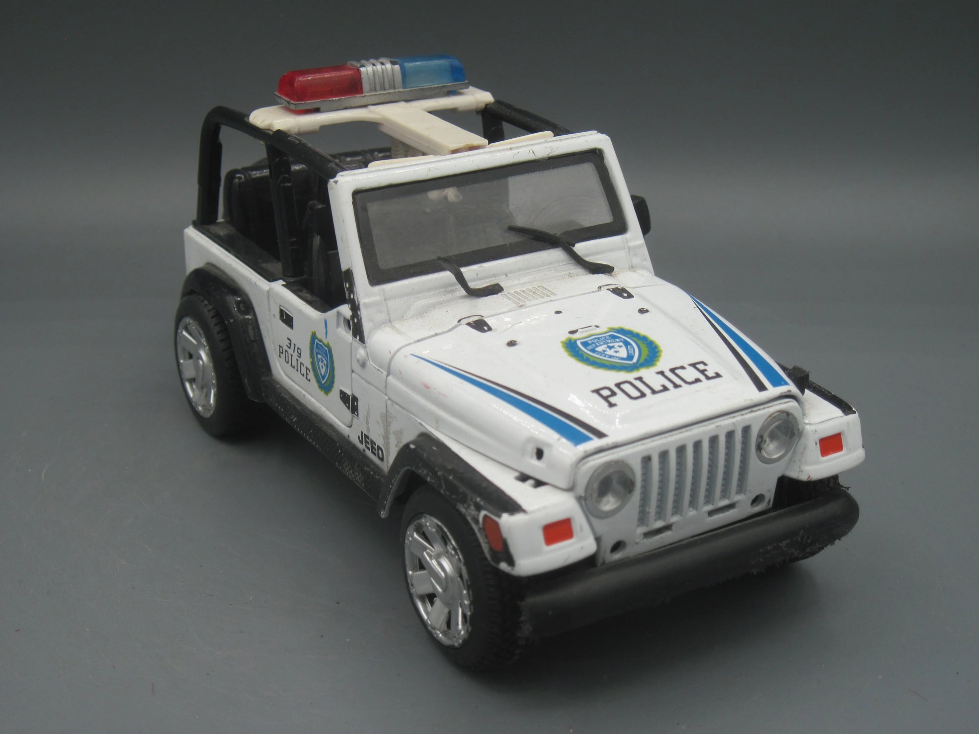 China    Police Jeep  White