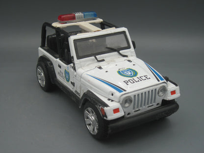 China    Police Jeep  White