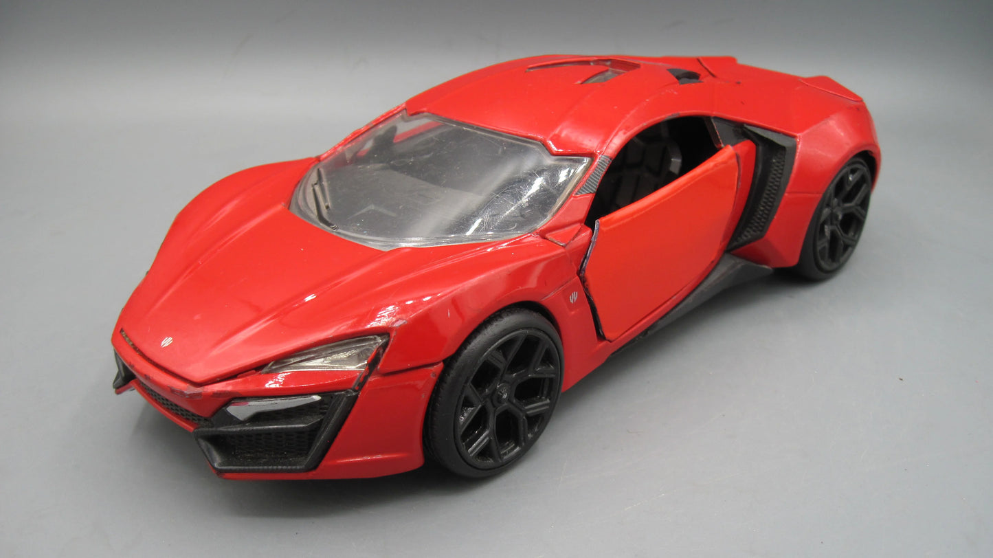 Jada   W Motors Lykan Hypersport  Red Fast & Furious