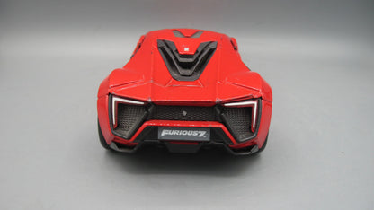 Jada   W Motors Lykan Hypersport  Red Fast & Furious