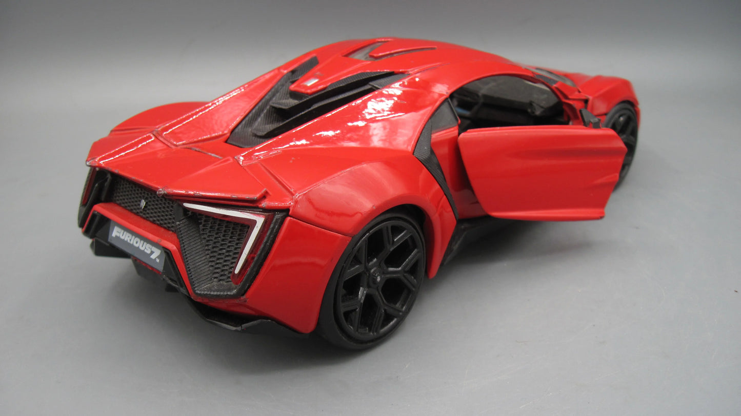 Jada   W Motors Lykan Hypersport  Red Fast & Furious