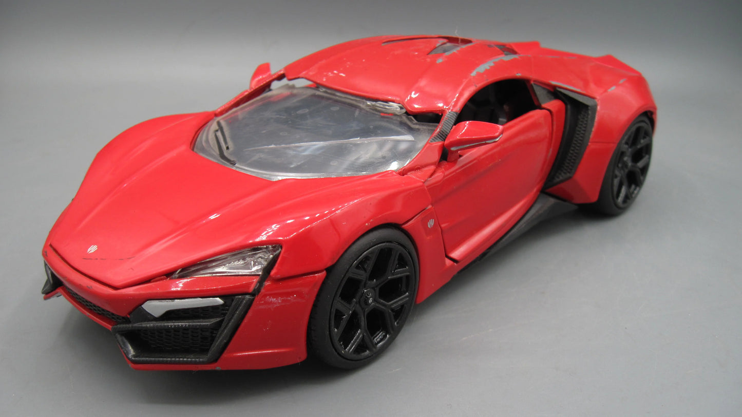 Jada   W Motors Lykan Hypersport  Red Fast & Furious