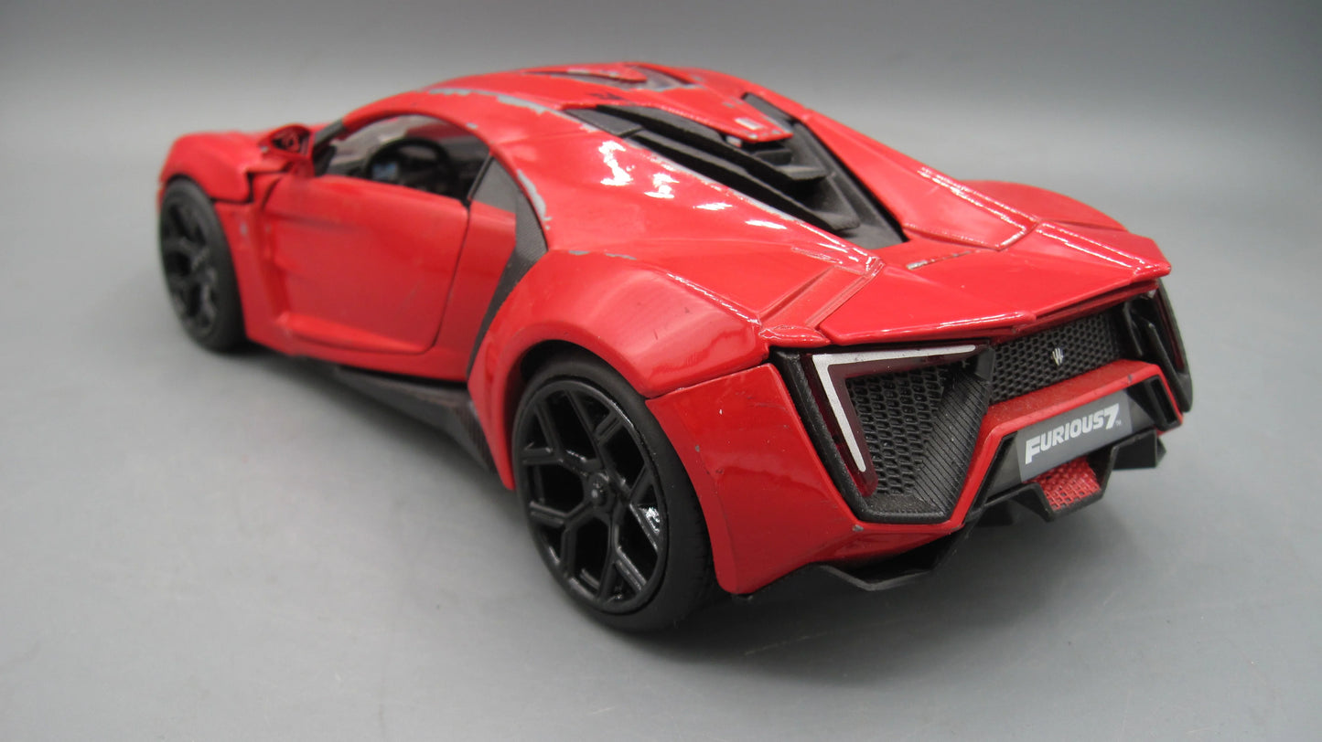 Jada   W Motors Lykan Hypersport  Red Fast & Furious