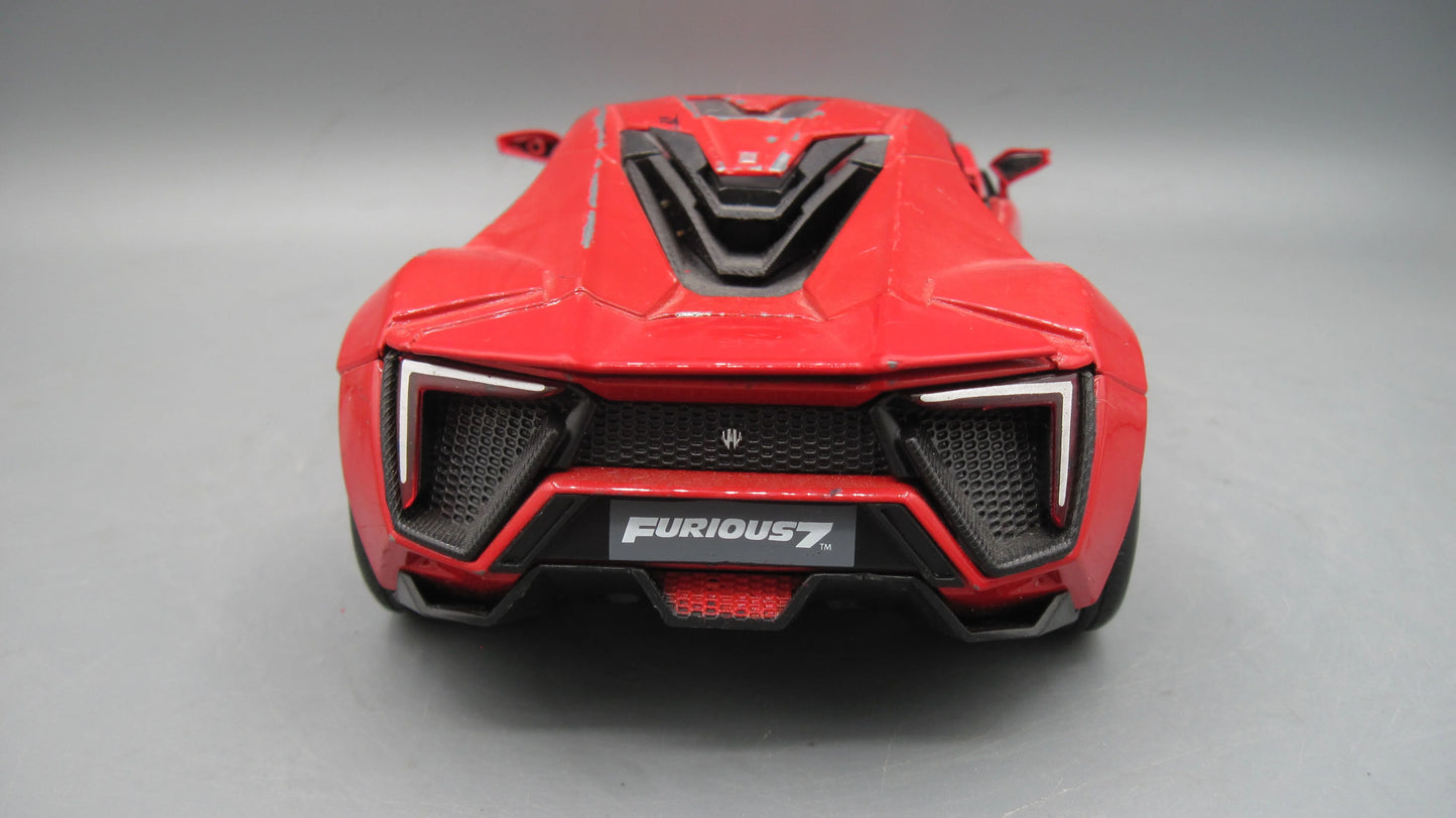 Jada   W Motors Lykan Hypersport  Red Fast & Furious