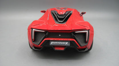 Jada   W Motors Lykan Hypersport  Red Fast & Furious