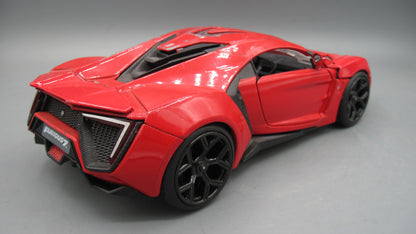 Jada   W Motors Lykan Hypersport  Red Fast & Furious
