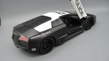 Jada   Lamborghini Murcielago LP640  Black & White Metropolitan Police