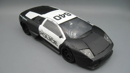 Jada   Lamborghini Murcielago LP640  Black & White Metropolitan Police