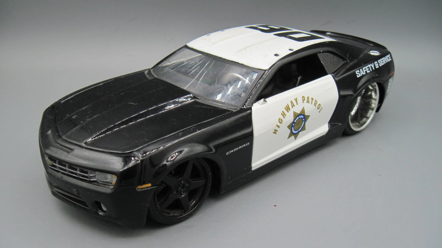 Jada   Chevrolet Camaro Concept 2006 Black & White Highway Patrol Police
