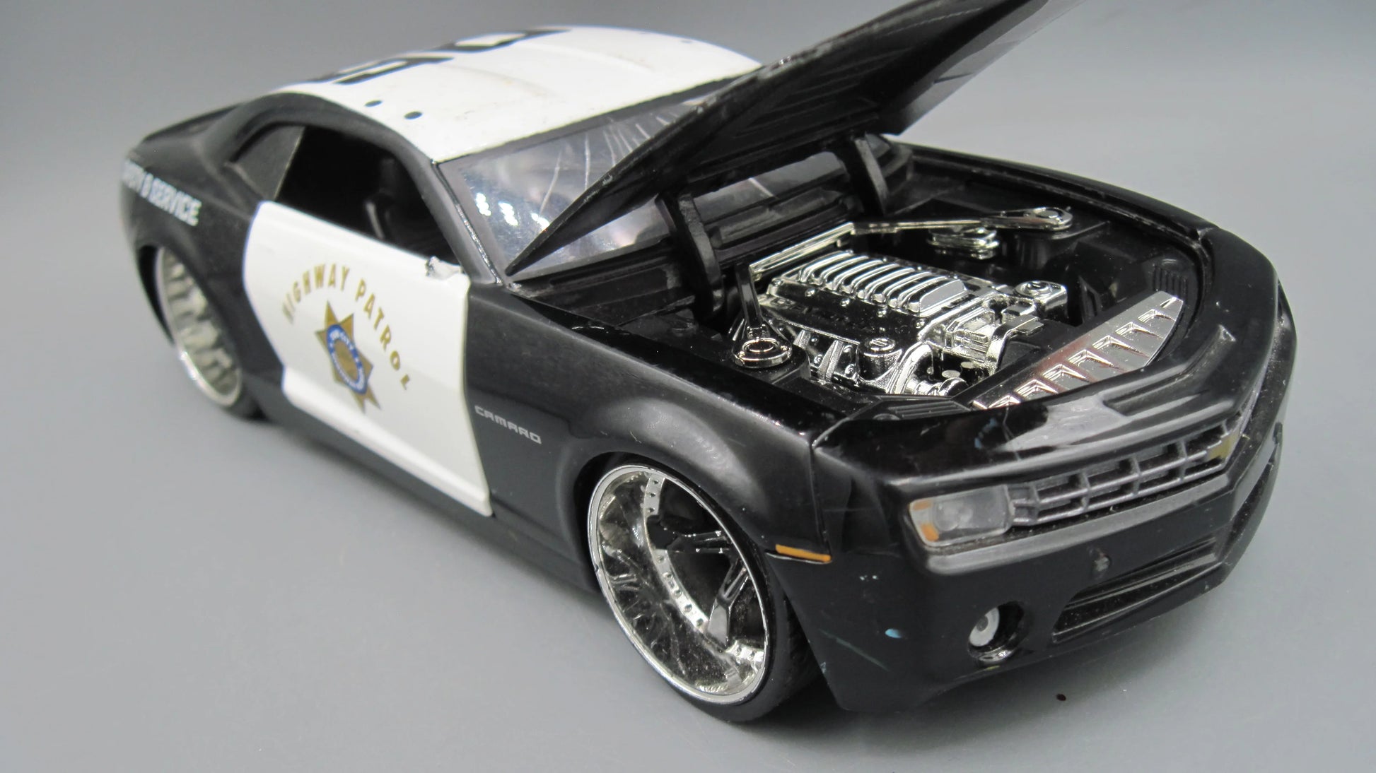 Jada   Chevrolet Camaro Concept 2006 Black & White Highway Patrol Police