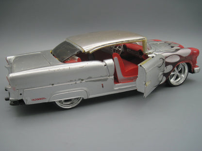 Jada   Chevrolet Bel Air OldSkool 1955 Silver & Red