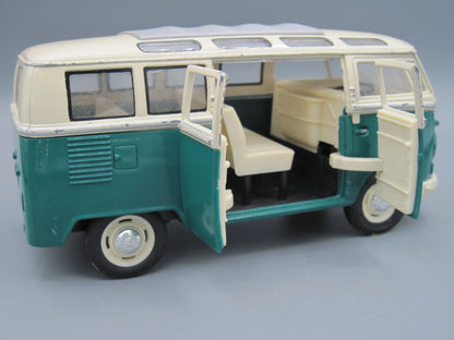 Kinsmart   Volkswagen Classical Bus 1962 White & Green