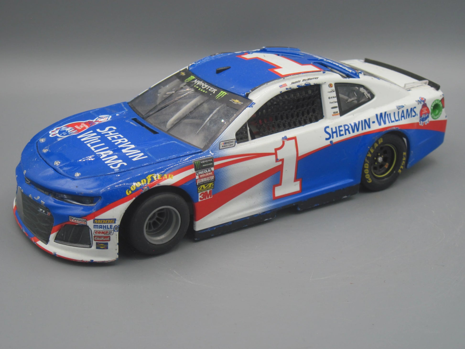 Lionel   Chevrolet Nascar McMurray #1 Sherwin Williams  Blue & White