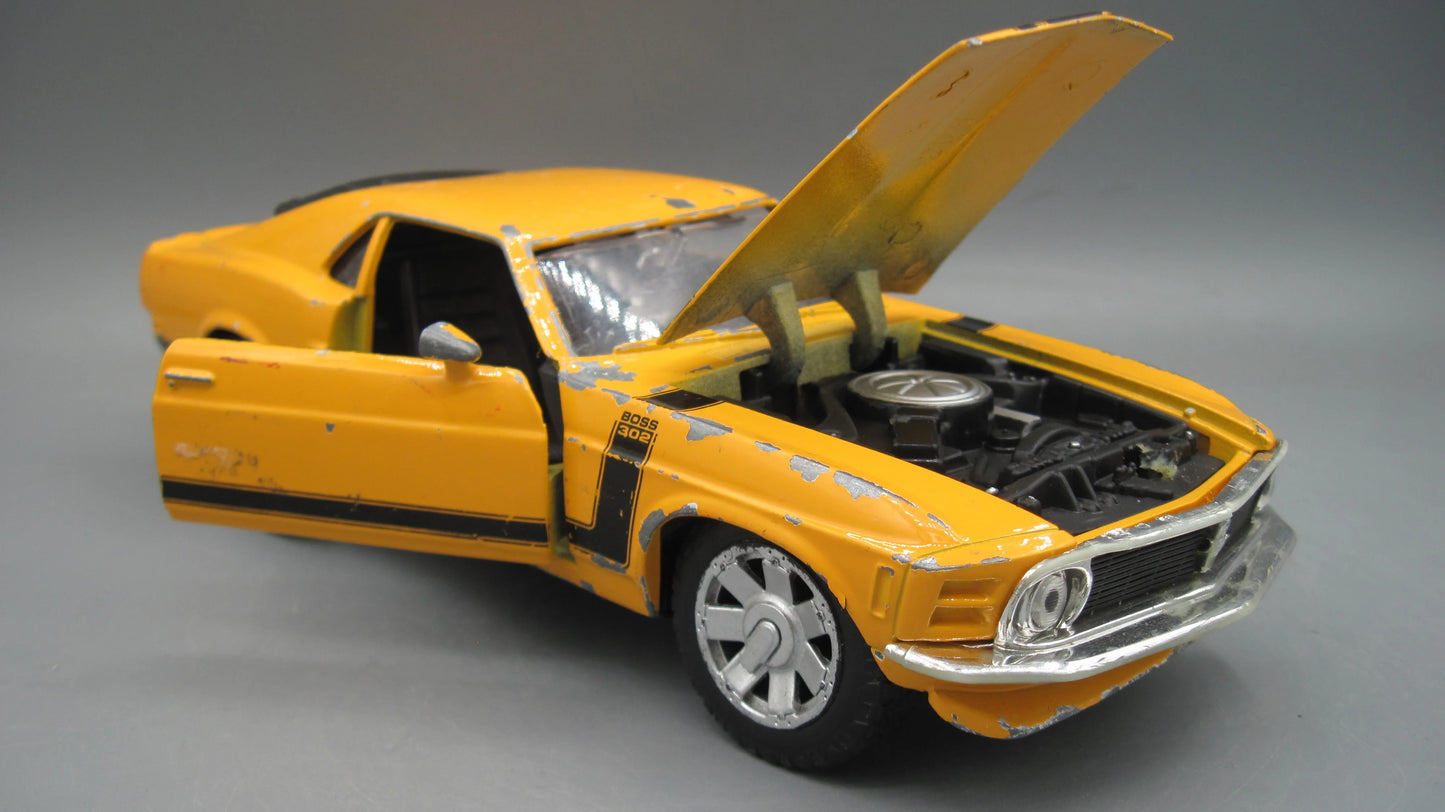 Maisto   Mustang Boss 302 1970 Yellow
