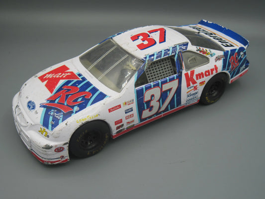 Racing Champions   Ford Nascar Thunderbird Kmart 1997 White & Blue Jeremy Mayfield #37