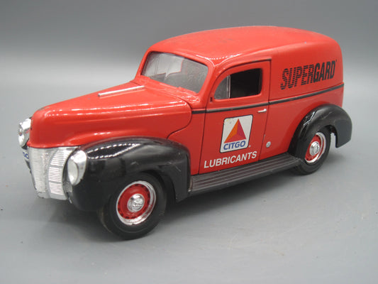SpecCast    Ford Sedan Delivery Van 1940 Red Citgo Lubricants and Supergard