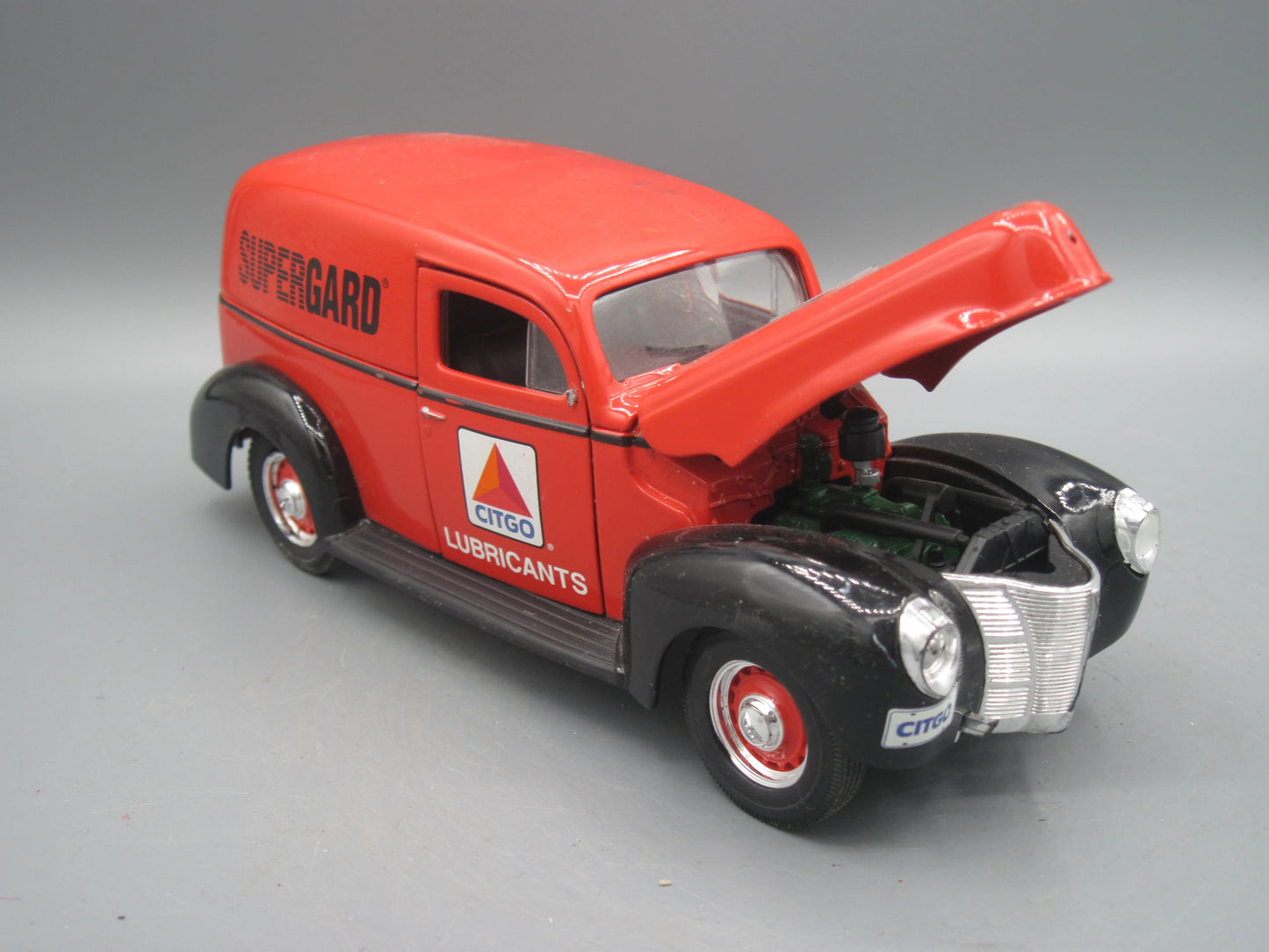SpecCast    Ford Sedan Delivery Van 1940 Red Citgo Lubricants and Supergard