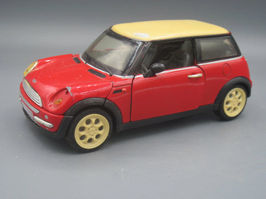 SunnySide   Mini Cooper 2001 Red & Yellow