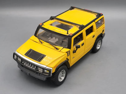 Maisto   Hummer  H2  Yellow