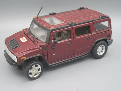 Maisto   Hummer H2  Maroon