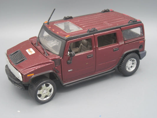 Maisto   Hummer H2  Maroon