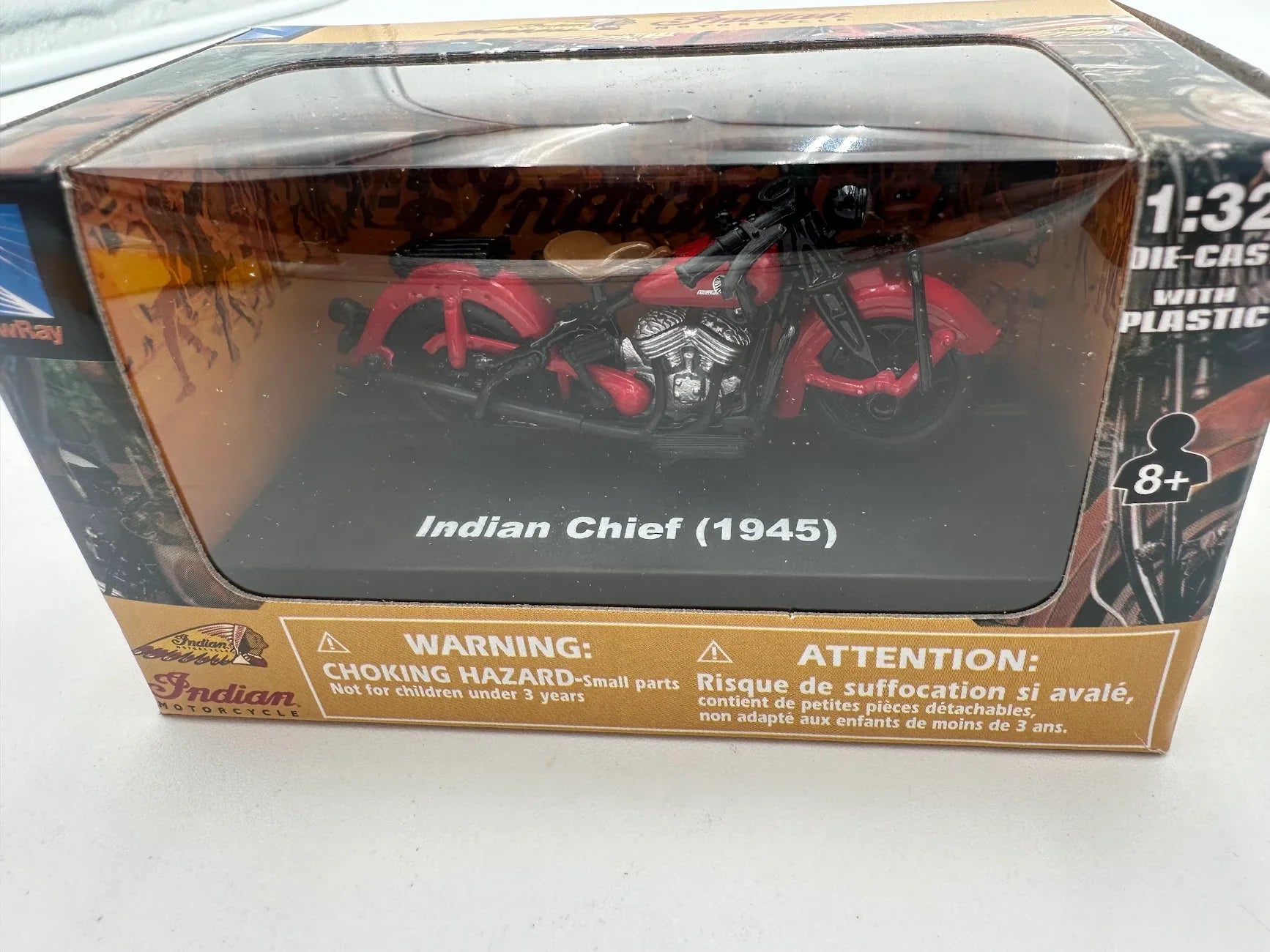 New Ray   Indian Chief 1945 Red