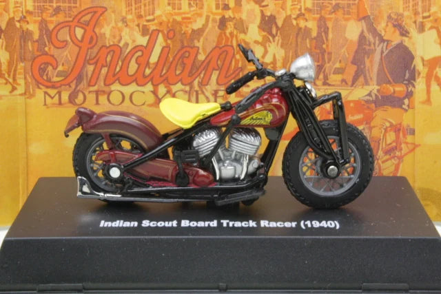 New Ray   Indian Scout Board Track Racer 1940 Red