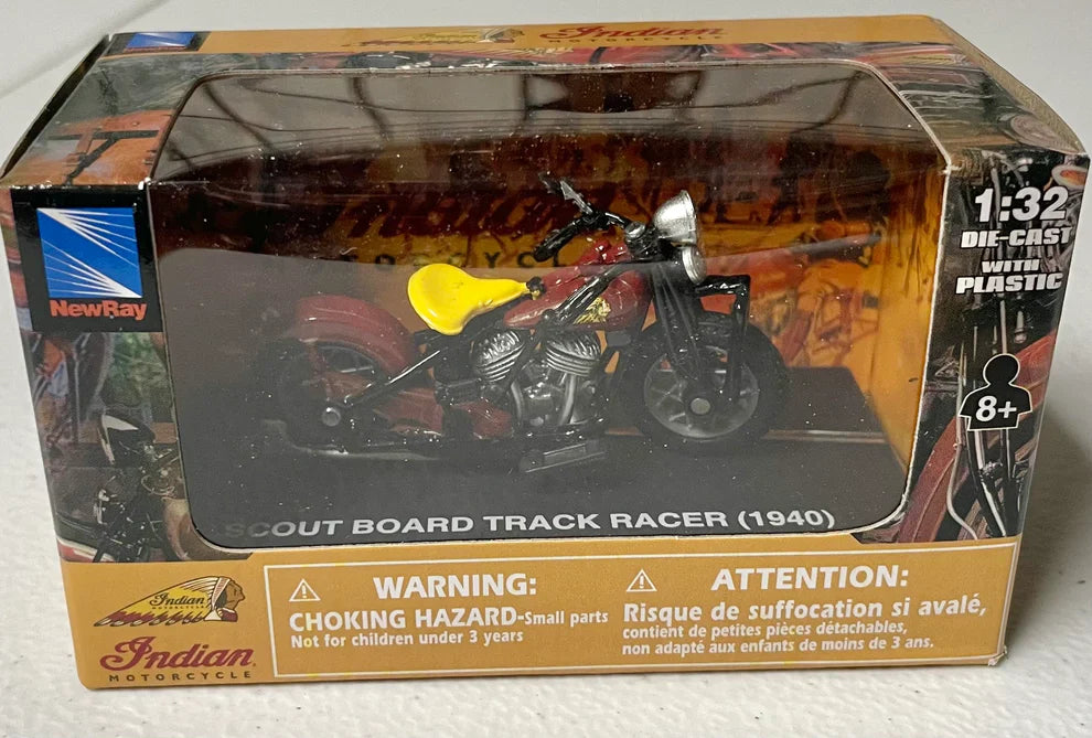 New Ray   Indian Scout Board Track Racer 1940 Red