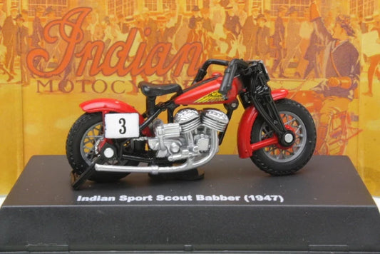 New Ray   Indian Sport Scout Bobber 1947 Red