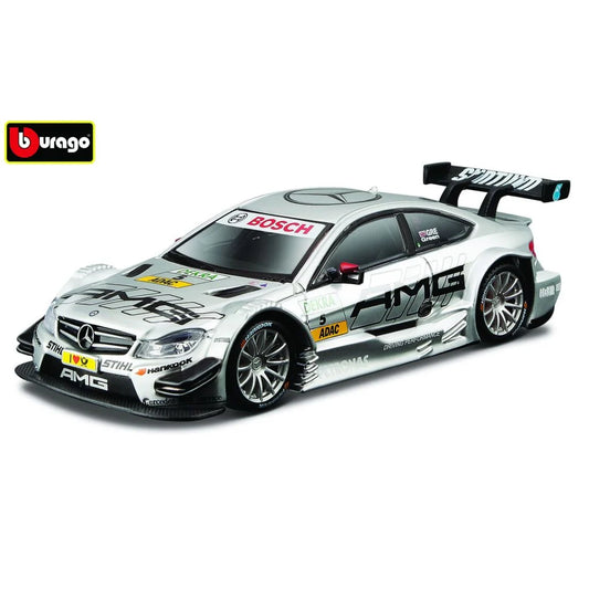 Bburago   Mercedes AMG C-Coupe # 5 Jamie Green  Silver Race