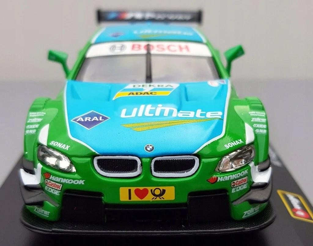 Bburago   BMW M3 # 7 Augusto Farfus  Green & Blue Race